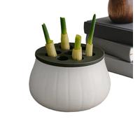 Hydroponic Cups, Green Onion Rooting Station & 3D Printed Hydroponic Container, Reusable Plant Growing Cups for Farm Indoor Outdoor Garden, Ideal for Workplace Kitchen Home Herb Cultivation