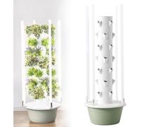 Hydroponic Garden System - Indoor Aeroponics Tower for Herbs & Plants, Space-Saving Kit with 20-36 Pods for Home Growing, Automated Gardening Solution