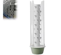 Hydroponic Grow Tower - Vertical Aeroponic System for Growing Fruits and Vegetables, Space-Saving Design for Home and Balcony Gardening