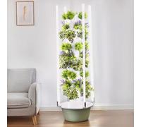 Hydroponic Growing System, Automated Indoor Tower Garden Kit for Fruits and Vegetables with LED Grow Lights, 9-Layer Vertical Growing