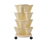 Hydroponic Growing System, Indoor Garden Kit, Vertical Grow Tower for Herbs Fruits Vegetables, 32.5 * 32.5 * 57cm