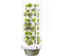 Hydroponic Growing System Kit, Indoor Vertical Tower with LED Grow Lights for Herbs, Fruits, and Vegetables - 7 Layers with 28 Pots