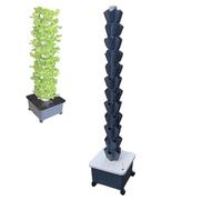 Hydroponic Growing System Kit - Vertical Garden for Indoor/Outdoor Plants, Complete Germination Set with Pump for Growing Fruits & Vegetables, Ideal for Urban Gardening