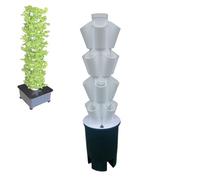 Hydroponic Growing System Kit - Vertical Garden for Indoor/Outdoor Plants, Complete Germination Set with Pump for Growing Fruits & Vegetables, Ideal for Urban Gardening