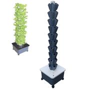 Hydroponic Growing System Kit - Vertical Garden for Indoor/Outdoor Plants, Complete Germination Set with Pump for Growing Fruits & Vegetables, Ideal for Urban Gardening