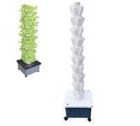 Hydroponic Growing System Kit - Vertical Garden for Indoor/Outdoor Plants, Complete Germination Set with Pump for Growing Fruits & Vegetables, Ideal for Urban Gardening