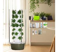 Hydroponic Growing Tower with LED Grow Lights, 30L Tank, 5/7/9 Layers, Indoor Hydroponics System for Soilless Cultivation of Herbs, Fruits, and Vegetables