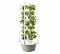 Hydroponic Growing Tower with LED Grow Lights, Vertical Garden System for Indoor and Outdoor Vegetable Cultivation