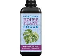 Hydroponic Houseplant Focus Concentrated Liquid Fertiliser, 1 litre - Growth Technology Fertiliser for Indoor Plants - Makes 200L Feed