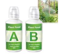 Hydroponic Liquid Plant Food A & B Nutrients,Hydroponics Nutrients,Plant Food A & B Hydroponics Nutrients,Hydroponic System Accessory,Indoor Plant Fertilizer,Plant Food,Indoor Plant Fertilizer Food
