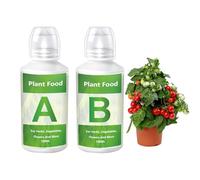 Hydroponic Nutrient Solution - A and B Hydroponic Nutrients,Organic Plant Food, A & B Liquid Hydroponics Fertilizer, Nutrients for Outdoor, Indoor Plants