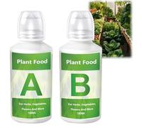 Hydroponic Nutrients for Vegetables,Plant Food for Indoor House Plants,Houseplant Fertiliser,Vegetable Food for Growing,Plant Nutrient Solution,Hydroponics Nutrients,Plant Fertiliser Indoor,2Pcs