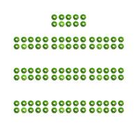 Hydroponic Plant Labels 1.7inch Round Plant Growth Basket Labels for Seedling Self-Adhesive Hydroponic Stickers Clean Stickers