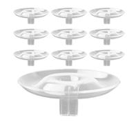 Hydroponic Planter - 10 PCS Creative Floating Floral Arrangement Holder | Transparent Floating Flower Display Stand - Stem Display Arranger Organizer Tool for Bowls Vases Fish Tanks