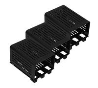 Hydroponic Planting Basket Hydroponic Baskets for Aquariums Aquatic Plant Planting Cup Aquatic Plant Cup Aquarium Decorations Aquarium Plant Holder Fish Tail Vase Black Plastic HYTROVE