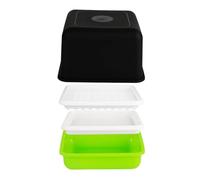 Hydroponic Planting Box,Seed Sprouter Trays With Lids,Seed Sprouter Kit,Seedling Starter Tray With Lid,Hydroponic Planting Box,Sprouts Growing Kit With Drainage,Moistures-proof Seed Germination Tray