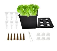 Hydroponic Planting Kit | Beginners Cultivation Equipment | Hydroponics Seedling Box Plants Container | for Vegetables Fruits Lettuce Balcony Parterre Hotel Apartment