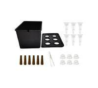 Hydroponic Planting Kit Complete Set Household Gardening Indoor Hydroponics Planting Seedling Kit for Lettuce Flowers A
