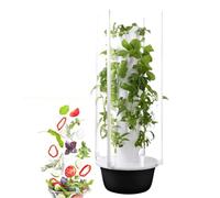 Hydroponic Tower Garden Planter, Vertical Farming System with Auto Water Circulation, 5-Layer Soilless Growing Tower for Home and Indoor Plants