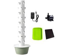 Hydroponic Tower Kit, Complete Outdoor Vertical Hydroponic System for Smart Garden, Vertical Farming, 20.5 x 53.2 inches