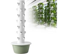 Hydroponic Tower Planter - Indoor Vertical Garden Kit with Smart Irrigation System, Durable ABS Structure for Growing Greens, Fruits, and Herbs