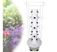 Hydroponic Tower Planter - Indoor Vertical Garden Kit with Smart Irrigation System, Durable ABS Structure for Growing Greens, Fruits, and Herbs