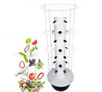 Hydroponic Vertical Garden Planter, Soilless Indoor Growing System with Auto Water Circulation, 5-Layer Tower for Efficient Plant Growth