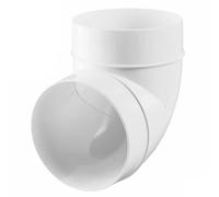 Hydroponics Bend Elbow Duct 90 Degree Vent Hose Pipe Tube Male Ducting Grow Room Connector (4" / 100mm)