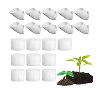 Hydroponics Cup Kit, Nursery Cup Hydroponics Vertical Tower - PVC Grow Basket with Sponge Soilless Culture Growing System Flower Container for Home Garden Balcony