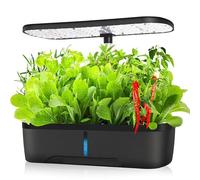 Hydroponics Growing - Indoor Herb Garden with LED Grow Lights, Smart Planter with Adjustable Height and Timer, Germination Kit for Home