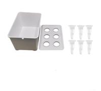 Hydroponics Growing Kit, Indoor Water Culture Grower Kit DIY Self Watering Hydroponics System Water Culture Planting Special Box For Herb Gardens(White water tank)
