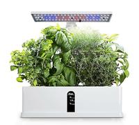 Hydroponics Growing System - 9 Pods, 23W LED Grow Light, Automatic Timer Germination Kit, Adjustable Smart Garden Planter for Home and Kitchen