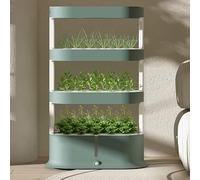 Hydroponics Growing System, Aeroponics Tower with 48/64 Holes, 3 Layers, Grow Light, Remote Control, Ideal for Indoor Aquaponics Gardening