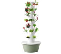Hydroponics Growing System, Automated Aeroponic Tower Garden for Herbs, Lettuce, Tomatoes, and Vegetables, Indoor Self-Watering, 7 Layers, Soilless Gardening
