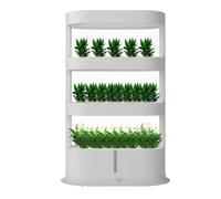 Hydroponics Growing System for Indoor Herb Garden, Remote Control LED Grow Light, Aquaponics Nursery Pots for Herbs, Fruits, and Vegetables, 4 Layers
