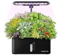 Hydroponics Growing System Indoor Garden: Herb Garden Kit Indoor with LED Grow Light Quiet Smart Water Pump Automatic Timer Healthy Fresh Herbs Vegetables - Hydroponic Planter for Home Kitchen Office