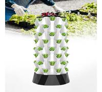 Hydroponics Growing System - Vertical Hydroponic Tower Garden with Pump for Growing Strawberries, Tomatoes, and Lettuce - 80-Hole Aeroponic Garden Kit