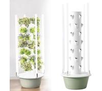 Hydroponics Growing System - Vertical Tower Aeroponics Indoor Garden with LED Grow Lights for Herb Garden