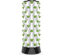 Hydroponics Growing Tower - Indoor Vertical Garden with Efficient Space-Saving Aeroponic Water Cycle Design