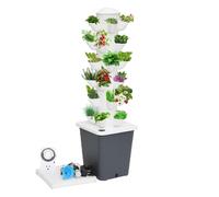 Hydroponics Tower Garden Growing System, 30 Pods Aeroponics Kit for Herbs, Fruits, and Vegetables