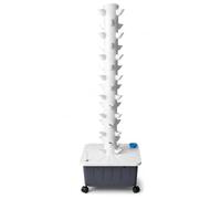 Hydroponics Tower Grow Kit, 15-Tier Vertical Planter with Pump for Indoor and Outdoor Gardening, 45-Hole Setup Perfect for Balconies and Small Spaces