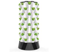 Hydroponics Tower Growing System, Indoor and Outdoor Vertical Garden Kit for Herbs, Fruits, and Vegetables, Soilless Growing Method