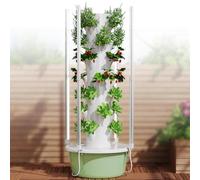 Hydroponics Tower Growing System, Vertical Hydroponic Kit for Indoor Plant Growth with Multiple Floors and Holes