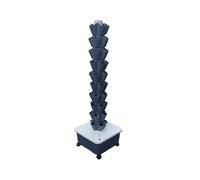 Hydroponics Tower,Hydroponic Growing System,Home Garden Farm Greenhouse Vertical Cultivation Tower,for Herbs, Fruits and Vegetables,with Hydrating Pump,Adapter,Net Pots,Timer