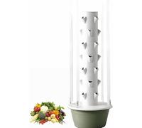Hydroponics Tower Indoor Growing System Vertical Garden Planter Indoor Smart Garden Kit With Pump And Movable Water Tank And Led Grow L Ightsvegetable Plant 9layers 5layers