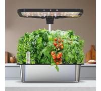 Hydroponics Tower Indoor Growing System, Vertical Garden Planter, Smart Garden Kit with Pump and Movable Water Tank (Table Style, 6 Plants)