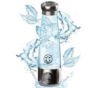 Hydrosip Hydrogen Water Bottle - Hydrogen Water Bottle Generator - Portable Tumbler for Purified and Hydrogen Infused Water - Up to 3000ppb Hydrogen Content - Electric Hydrogen Bottle