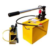 Hydrostatic Pressure Test Pump, Manual Water Pipeline Tester Tool with Gauge, for Pressure Testing 1.6mpa-40mpa, 13-38ML/time Water Pipe Leakage Tester