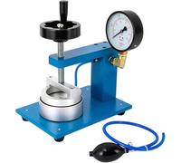 Hydrostatic Pressure Tester,Textile Fabric Waterproof Testing Machine with Manual Handle and Pressurized Rubber Ball,for Plastic Bags Garments Tents Raincoat