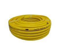 HydroSure 12.5mm x 50m Professional Anti-Kink Garden Hose Pipe Yellow | Reinforced Flexible Water Line for Garden Irrigation Systems, UV Resistant Heavy Duty Construction for Outdoor Use
